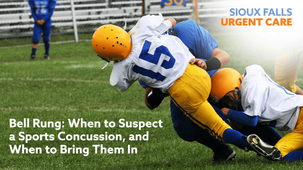 Bell Rung: When to Suspect a Sports Concussion, and When to Bring Them In